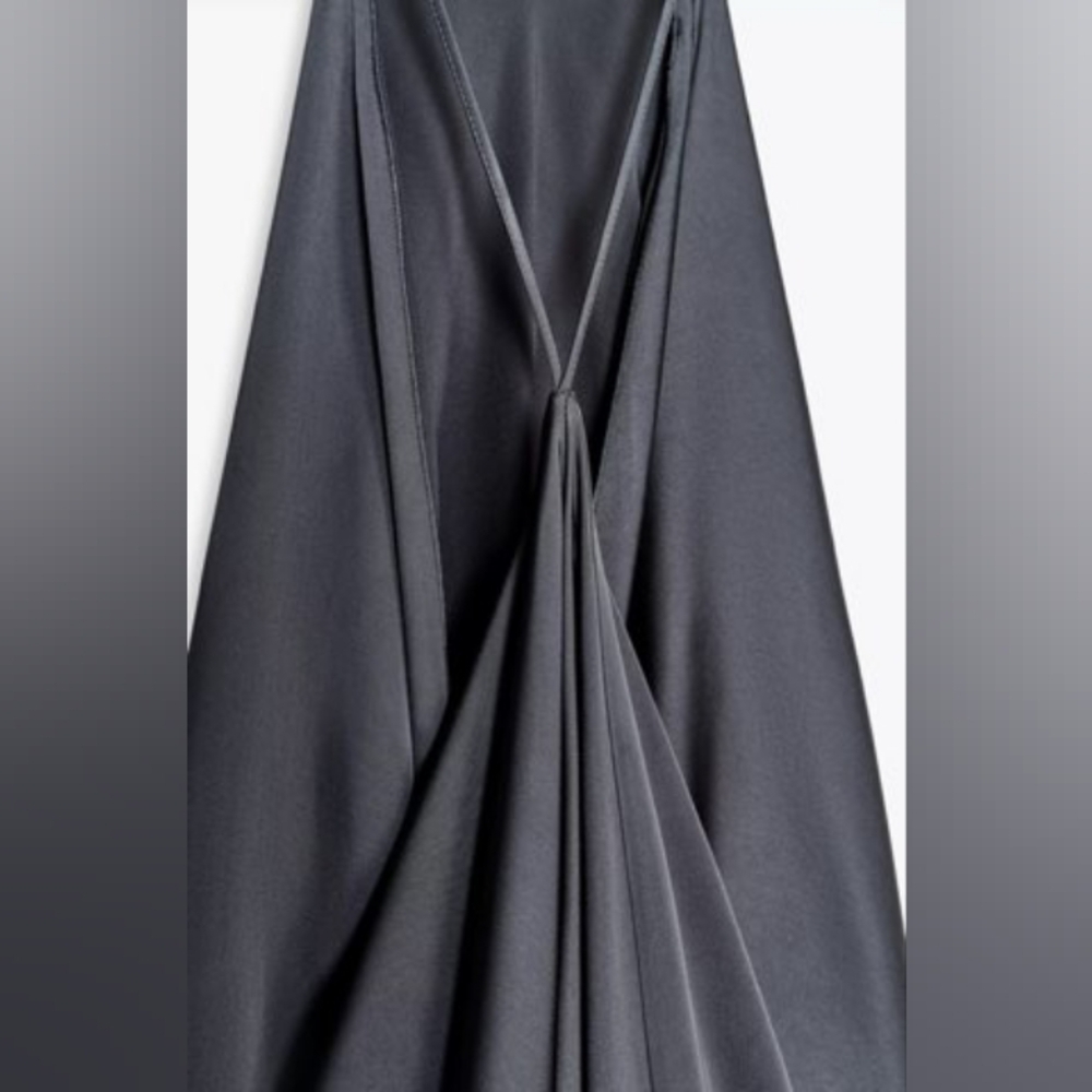 Zara Satin Effect ZW Collection Dress - Picture 8 of 11